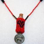 Beaded Bottle Aries Necklac..