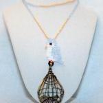 Necklace Beaded Bottle in B..