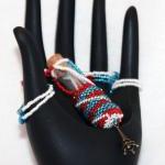 Necklace Beaded Bottle in R..