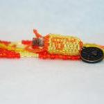 Necklace Leo Beaded Bottle ..