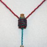 Beaded Bottle Pirate Neckla..