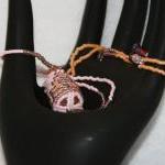 Beaded Bottle Necklace in P..